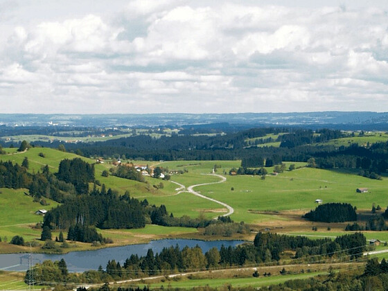 An manchen Tagen kann man weit ins Land schauen.
