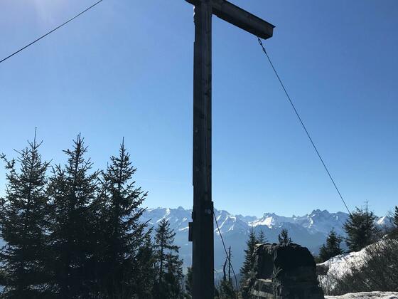 Gipfelkreuz am Bolsterlanger Horn