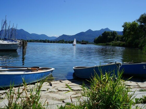 Chiemseeufer beim Fischer am See