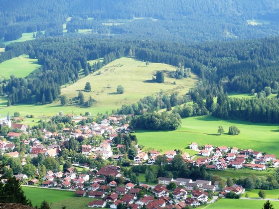 Blick über Weitnau von Sonneckgrat