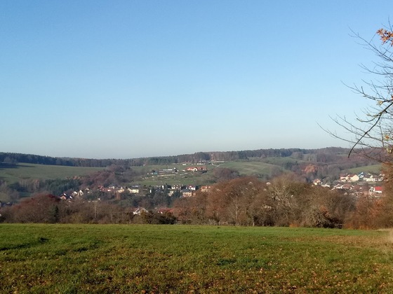 Ausblick Hausen, Richtung Biotop
