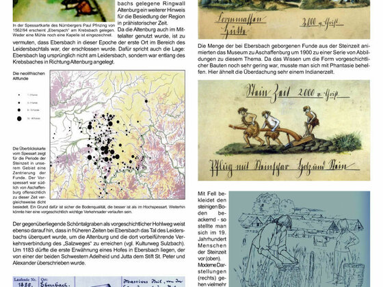 Infotafel zum Europäischen Kulturweg Leidersbach OT Ebersbach