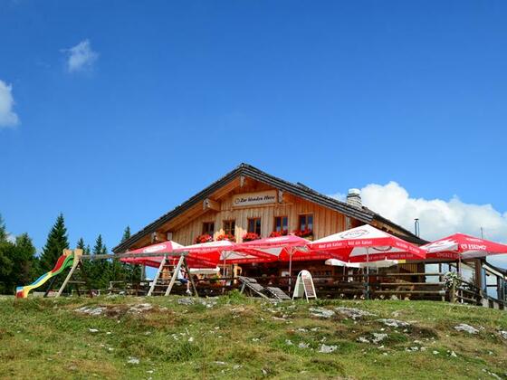 Blonde Hütte Postalm.