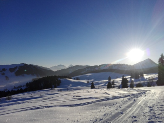 Sonnenuntergang Postalm