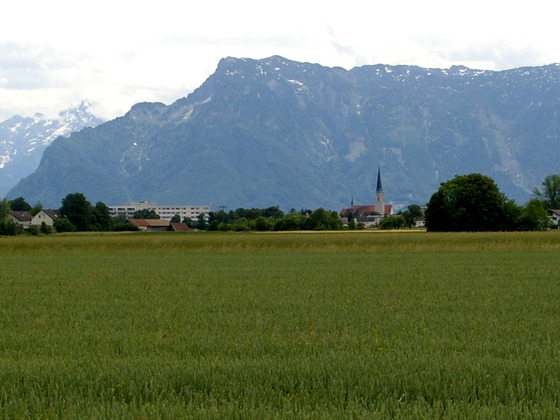 Freilassing mit dem Untersberg