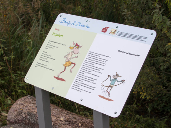 Stationstafel Body2Brain Gesundheitsweg