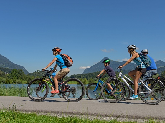 Radfahren mit Familie