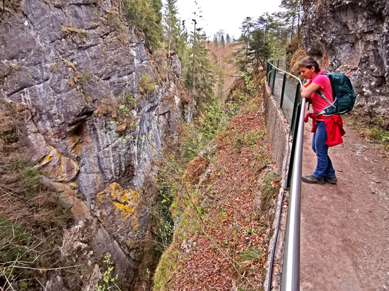 Gießenbachklamm Kiefersfelden_ in der Klamm