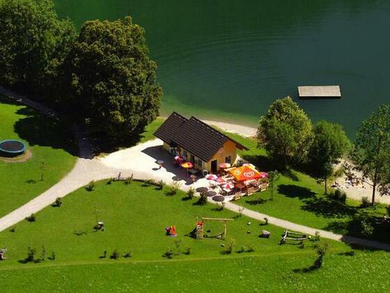 Luftaufnahme vom Seestüberl am Hintersee