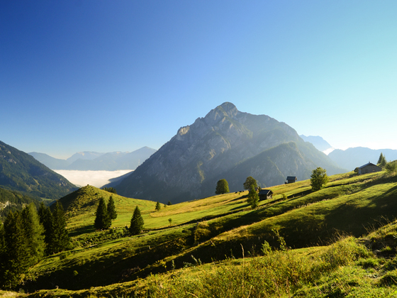 Blick vom Rundweg 1 zum Rinkogel