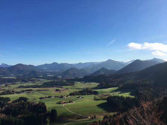 Blick Richtung Salzkammergut