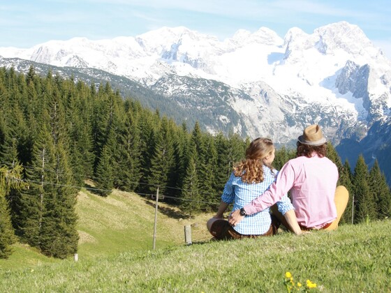 Blick zum Dachstein