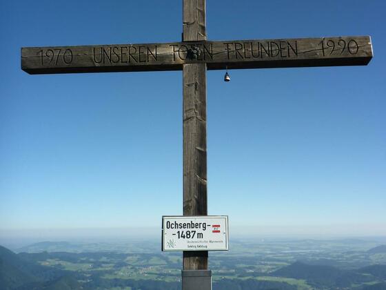 Gipfelkreuz am Ochsenberg