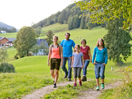 Familienwanderung in der Fuschlseeregion