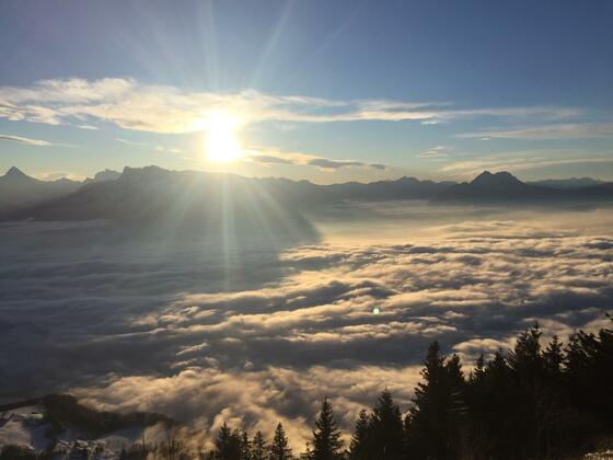 Ausblick von der Gaisbergspitze