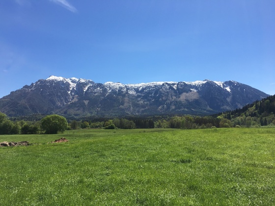 Ausblick auf den Untersberg