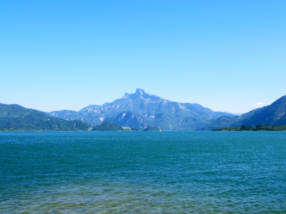 Blick über den Mondsee