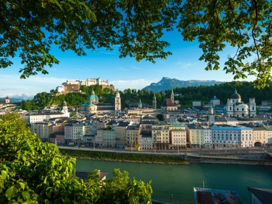 Panorama der Salzburger Altstadt