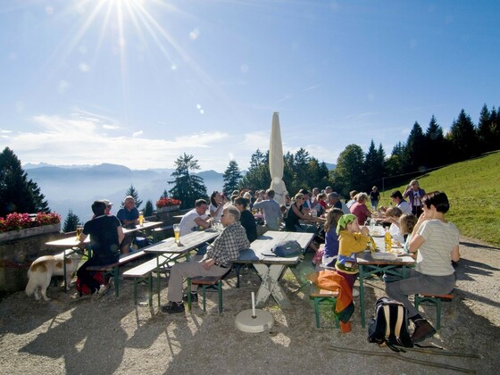 Agersgschwendt-Alm Sonnenterrasse