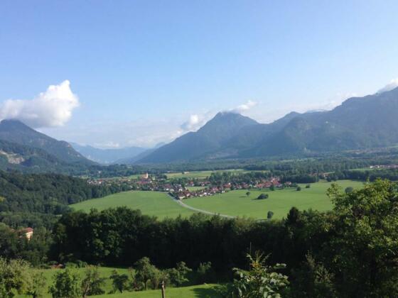 Ausblick von der Dandlbergalm ins Inntal