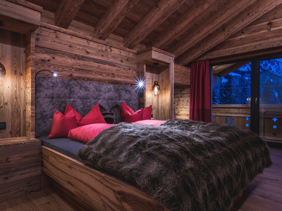 Schlafzimmer 1 Chalet Steinbock