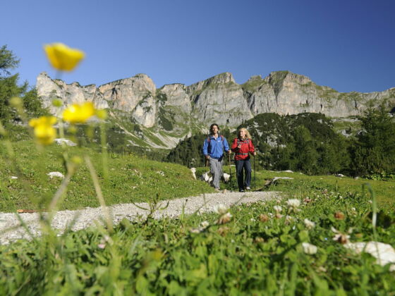 Bergwandern im Rofangebirge, Tirol, Österreich