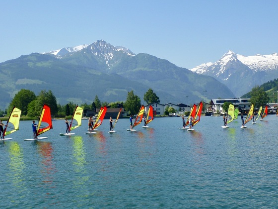 Windsurfen am Zeller See
