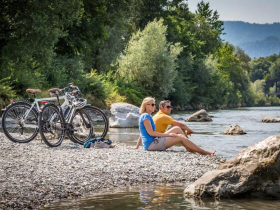 Rast an der Tiroler Ache