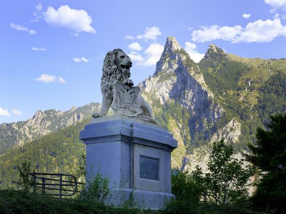Löwendenkmal in Traunkirchen