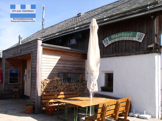 Gasthaus zum Überleben direkt am Nordwaldkammweg beim Aufstieg zum Hochficht
