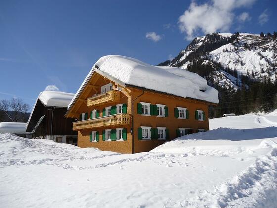 Haus Gantner im Winter