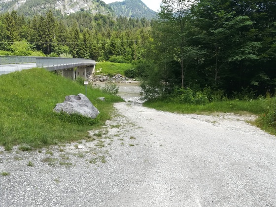 Ein- & Ausstiegsstelle Köstlerbrücke