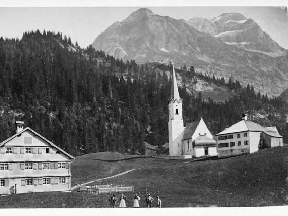 Schröcken mit Pfarrkirche