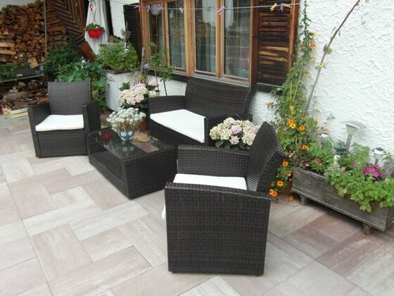 Sitzgruppe auf der Terasse