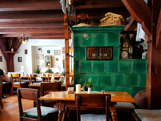 Einkehr in der gemütlichen Stube im Gasthaus Vorderbrand