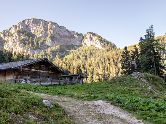 Die Königstalalm am Morgen
