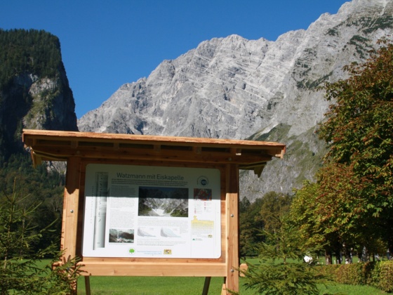 Infotafel am Watzmann