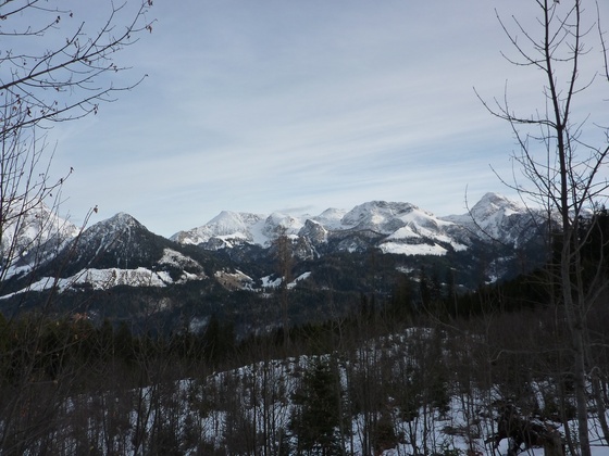 Jenner, Schneibstein, Rothspielscheibe und Kahlersberg im Winter