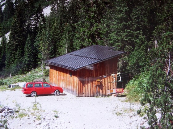 Materialseilbahn der Hanauer Hütte