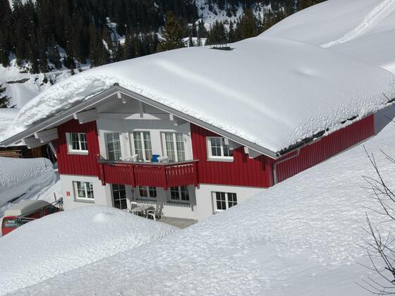 Haus Anja im Winter