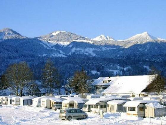 Auhof Camping im Winter