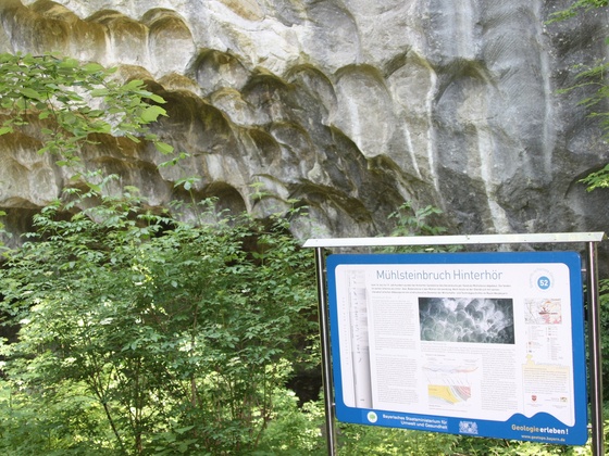 Infotafel am Geotop