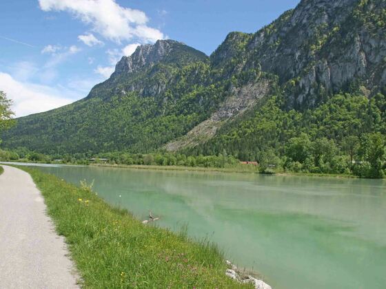 Inn bei Kiefersfelden im Kaiser-Reich