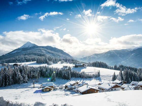 Blick vom Winterbauer zum Lackenkogel