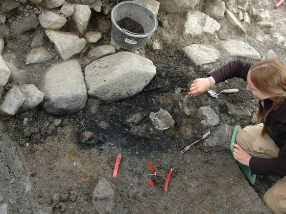 Ausgrabungen der Bergschmiede