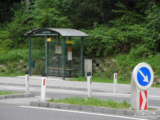 Haltestelle "Lauffen bei Bad Ischl Ort" (Richtung Bad Ischl)