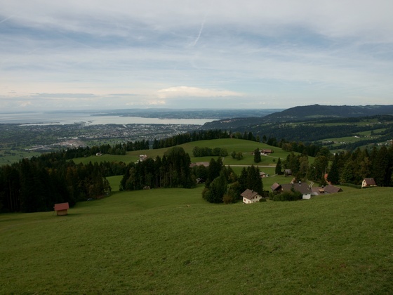 Blick Richtung Bodensee