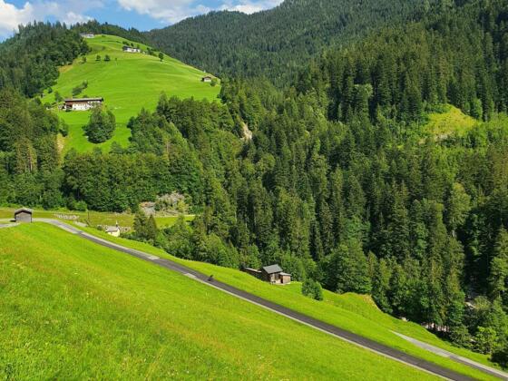 Abfahrt vom St. Martiner Hirschbichl