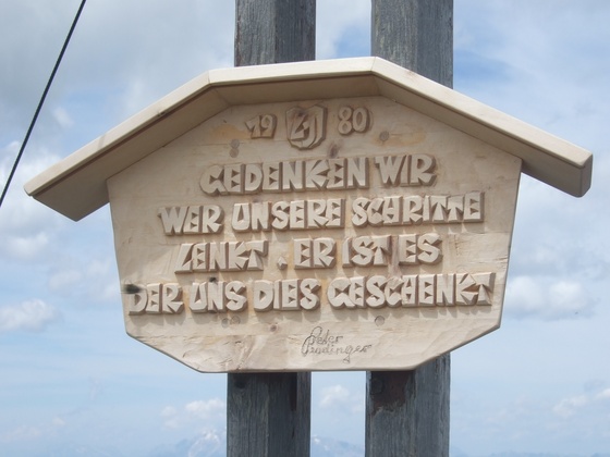 Gipfelkreuz Gurpitscheck