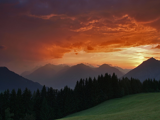 Blick vom Kerschbaumer Sattel